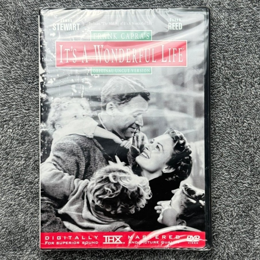 Its A Wonderful Life DVD Frank Capra James Stewart Original Uncut Version New